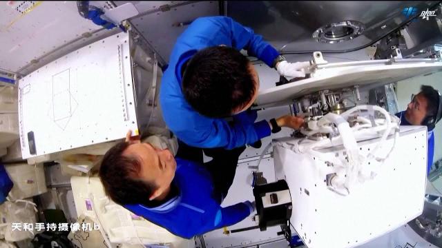Radiation exposure experiment moved outside Chinese space station