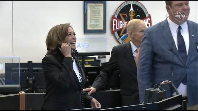 VP Kamala Harris calls space station ahead of NSC meeting