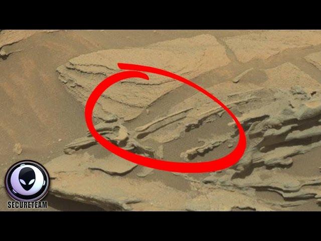 Weird! Spoon-Shaped Object Hovering On Mars' Surface! What is it? 9/4/2015