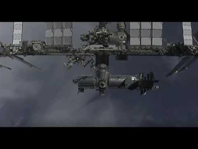 See SpaceX Crew-2 view of space station as they depart