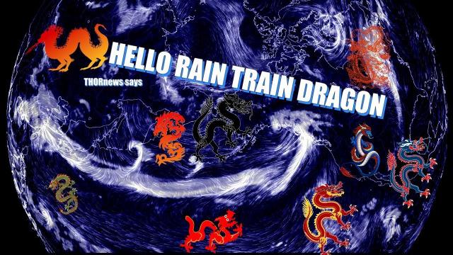 Hurricane Ophelia & 100% proof Rain Train Dragons are 100% REAL!