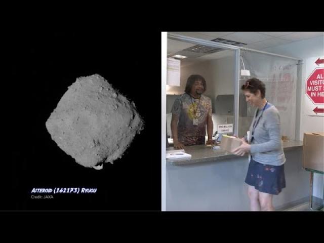 How were bits of Asteroid Ryugu shipped to NASA?