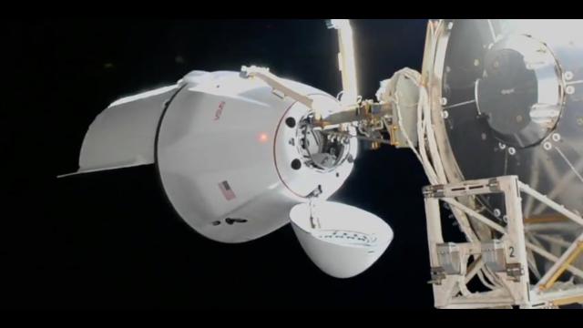 See SpaceX's CRS-27 Cargo Dragon approach and dock with space station