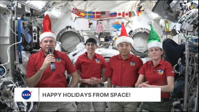 Happy Holidays from the Expedition 70 Crew