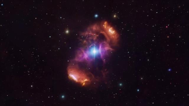 Stunning nebula has 'violent history' - Very Large Telescope studies