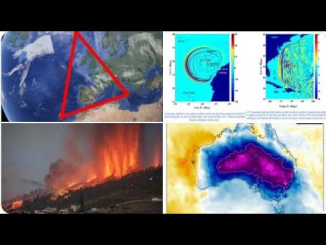 East Coast USA Tsunami Danger? Australia & Europe Cooldown. Canary Island Volcano & Hurricane Watch.