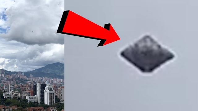 Massive BROAD DAYLIGHT UFO Over MAJOR City! Clear 4k FOOTAGE! 2022