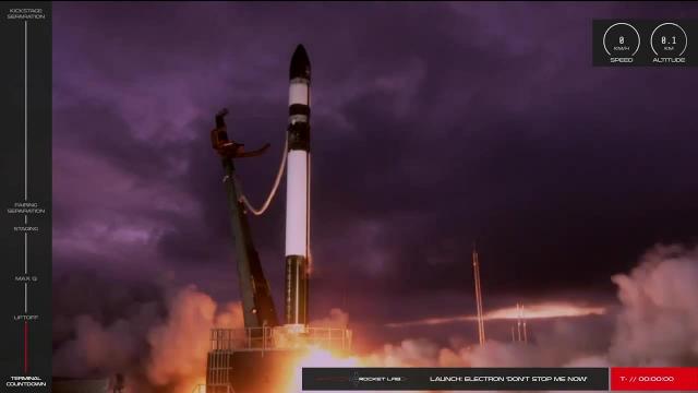 Liftoff! Rocket Lab's 'Don't Stop Me Now' mission launches 5 satellites