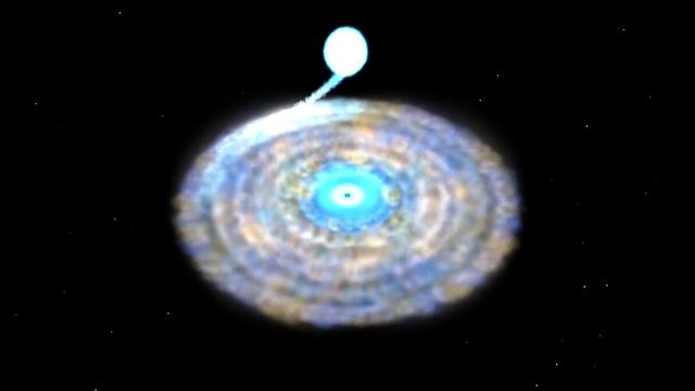 White Dwarf Star Orbits Pulsar at Record Speed - Animation