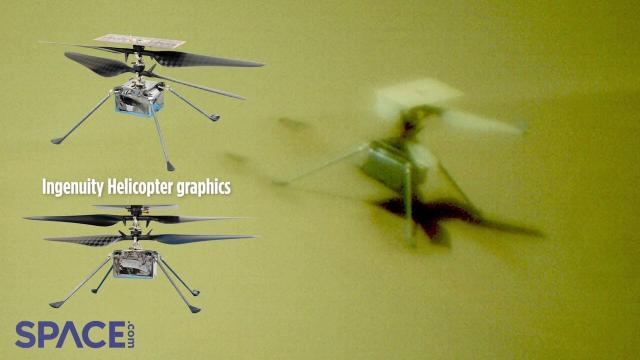Mars helicopter Ingenuity missing rotor blades in new Perseverance rover pic