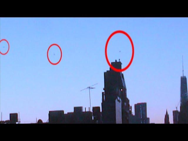 UFO Sighting Over NYC Manhattan Skyline New York City JUNE 2015 Watch In HD