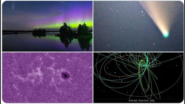 Two Solar Cycle 25 Sunspots!?! Comet NEOwise! Near Earth Asteroids! Auroras! Noctilucent Clouds!