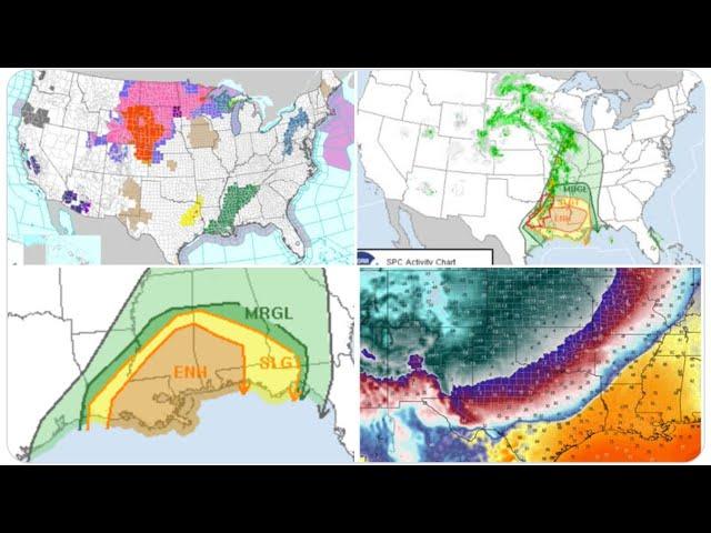 RED ALERT! Massive 72+ Hour STORM is underway with Tornadoes over DFW Texas!