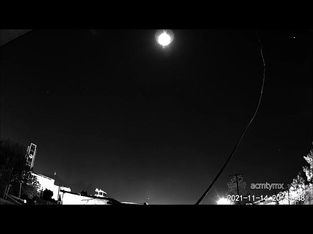 Very fast flying objects caught by surveillance camera in Monterrey, Mexico