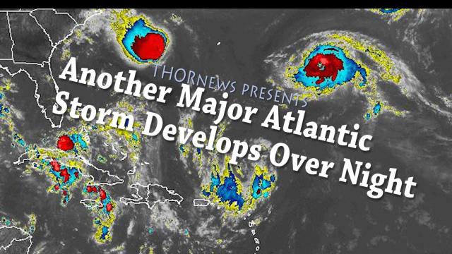 Another MAJOR storm develops off the Atlantic Ocean overnight!