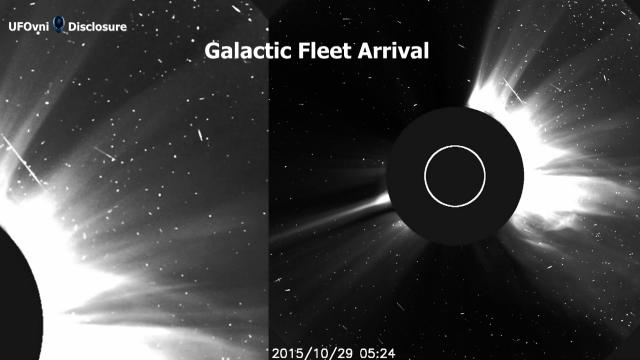 Giant UFO Armada, Galactic Fleet, Arrival of the Sun - Halloween 2015