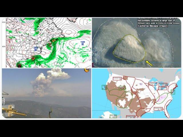 Red Alert! Massive California Fire! Mid August Hurricane Watch! Big Floods in Iran & Middle East!