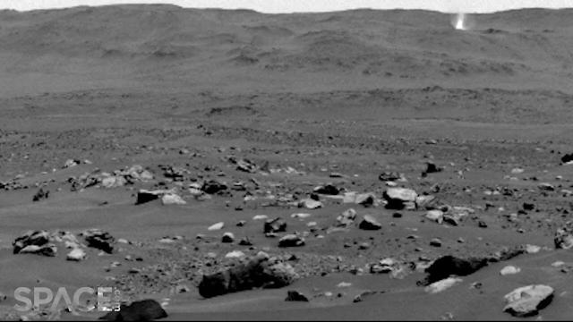 Perseverance rover captures Martian dust devil traveling at 12 mph!