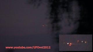 Wide UFO Over Oceanside California, June 18, 2014 Night