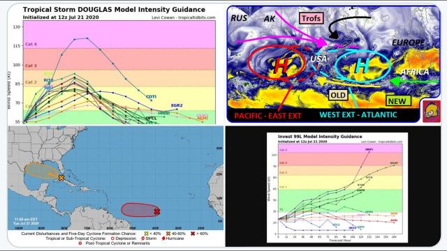 Red Alert! Multiple Hurricanes are Possible for the Gulf & Hawaii over next 2 Weeks