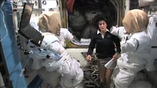 ISS Tour: Labs, Exercise Bike&Space Suits  | Video