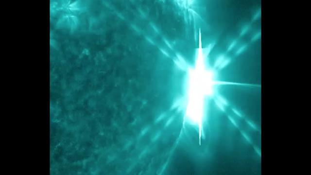 X8.2 Flare! Sunspot Fires Parting Shot