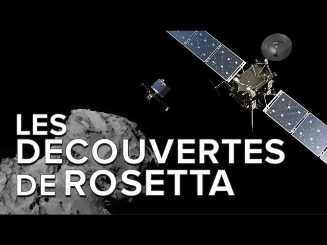 Voici ce qu’à découvert Rosetta durant cette année sur Tchouri