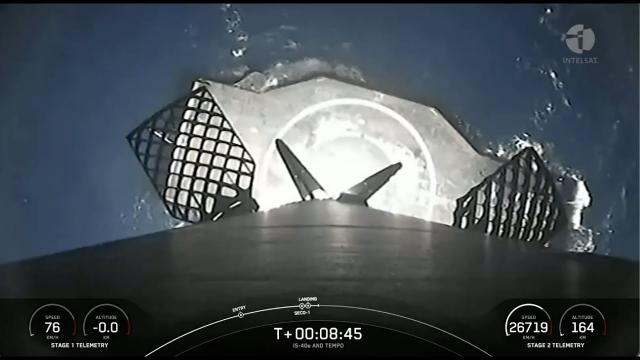 SpaceX launches Intelsat 40e satellite with NASA experiment, nails landing