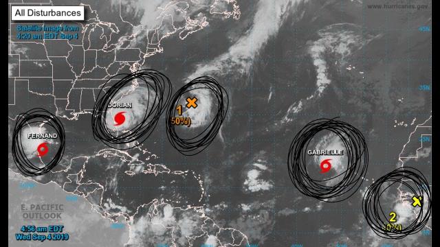 Peak Hurricane Season Day 4: Dorian SC/NC landfall? 5 to WATCH!
