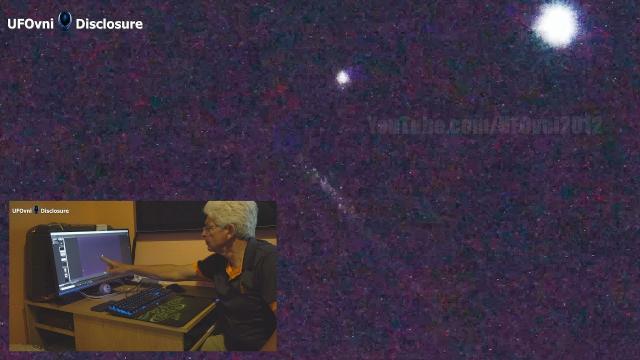 TELESCOPE 4K: Cigar UFO Goes Fast Fast (As Star Trek) Near Star Denebola, June 20, 2019 - 11:45 p.m.