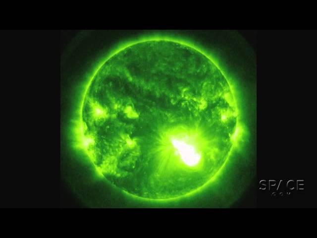 Massive Sunspot Blasts X3-Class Flare | Video