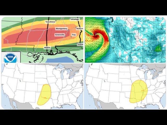 VERY RED ALERT! a VERY DANGEROUS weather week starts right now!