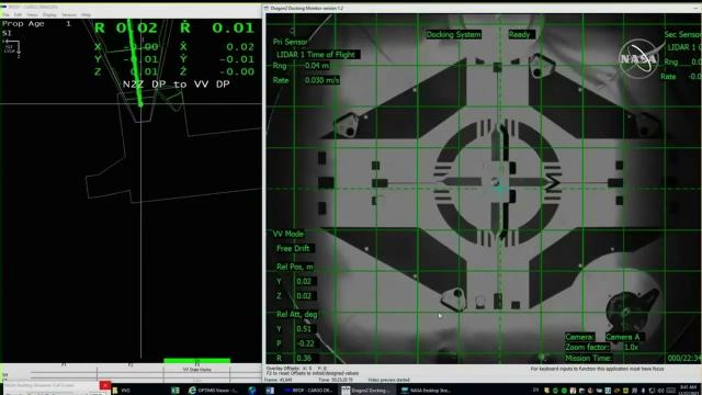 SpaceX CRS-24 Dragon cargo ship docks with space station