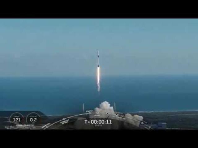 Blastoff! Used SpaceX Dragon's 3rd Launch to Space Station