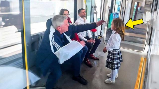 Girl Stands Up For Injured Man, But Then The Security Catch Her Doing This