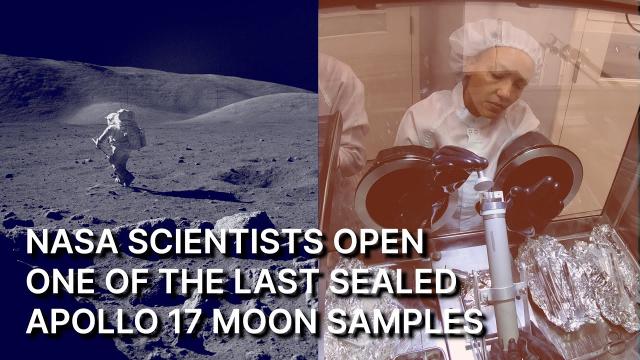 NASA Scientists Open One of the Last Sealed Apollo 17 Moon Samples