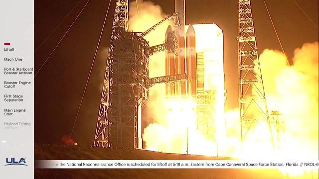 US spy satellite launched by powerful Delta IV Heavy rocket