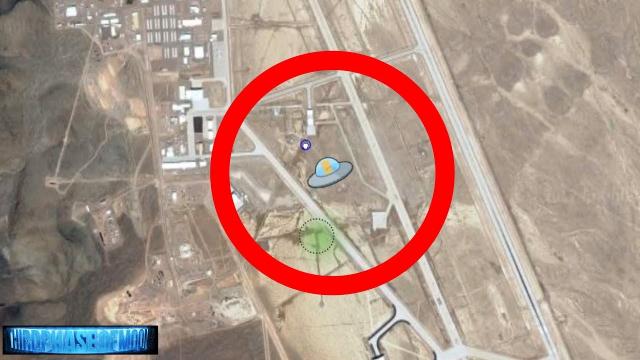 Google Just Put A Flying Saucer Over Area 51? 7/24/2017