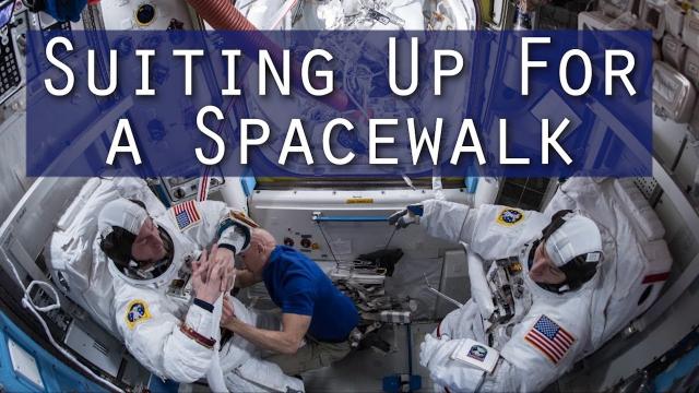 Suiting Up for a Spacewalk