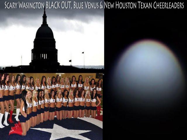 Power Outage @ the White House, New Houston Texans Cheerleaders & Blue Venus
