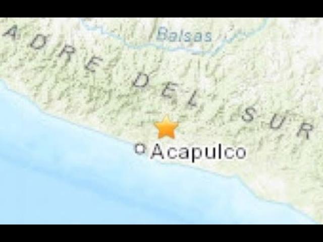 7.4 magnitude Earthquake near Acapulco, Mexico 50 km deep.