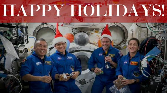 Happy Holidays from the International Space Station!