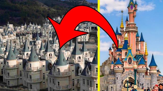 This Deserted Turkish Village Is Filled With Hundreds Of Creepy Disney-like Castles