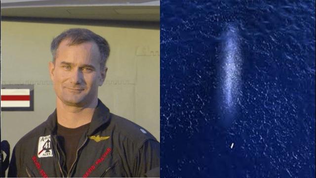 US Navy pilot says mystery ‘dark mass’ emerged from ocean and swallowed torpedo