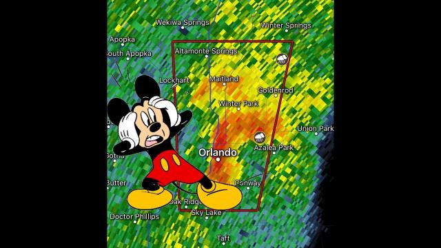 Red Alert! Orlando Florida! Confirmed Tornado! Rough night ahead for Florida!