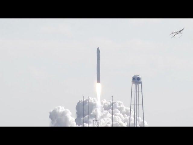 Blastoff! SS Katherine Johnson cargo ship launches to space station