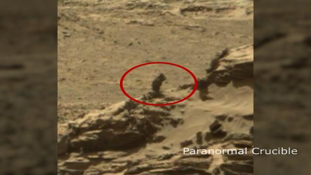 Bigfoot/Yeti Caught On Mars?