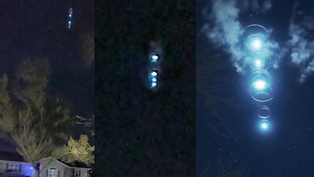 UFO with multiple blue lights in Southern Illinois, USA, June 2023 ????