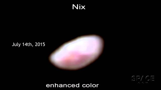 Pluto's Moons! Oddly Shaped Hydra And Color Nix Images Reach Earth | Video