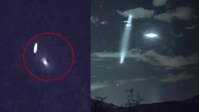 Several people capture two UFOs, Colombia, Feb 2024 ????